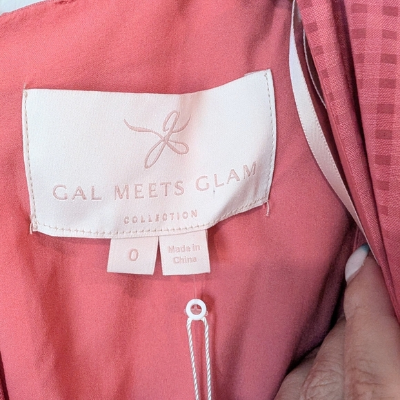 Gal Meets Glam Pink Pleated Wrap Midi Dress - Picture 4 of 11